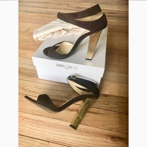 JIMMY CHOO SUEDE SANDALS